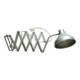 Zigzag wall lamp, accordion, metal scissors, 50s/60s design