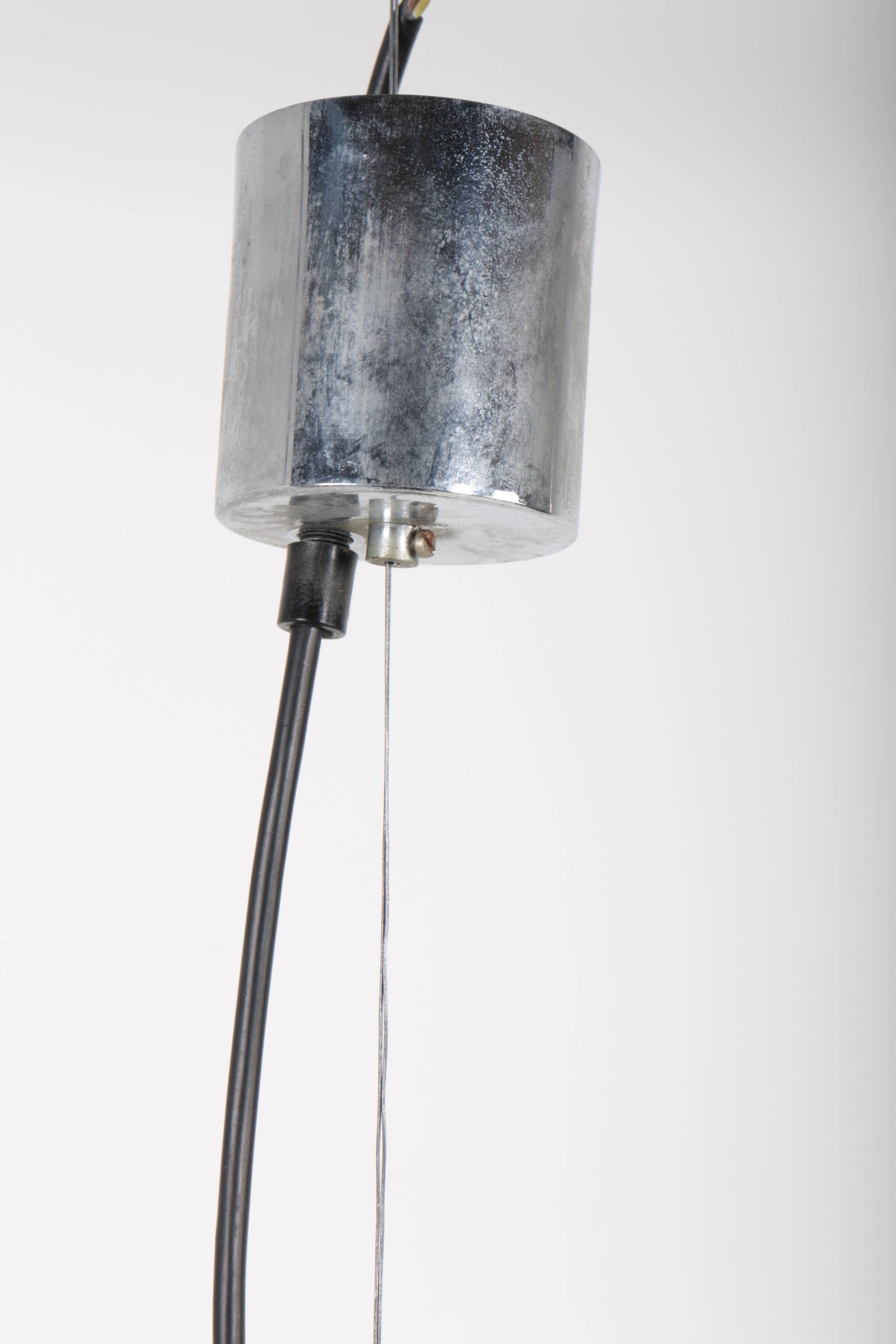 LS 185 pendant light by Carlo Nason for Mazzega, Italy, 1970s