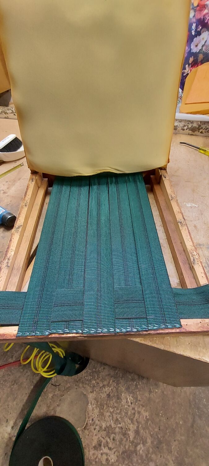 Scandinavian armchair with compass legs