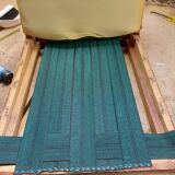 Scandinavian armchair with compass legs