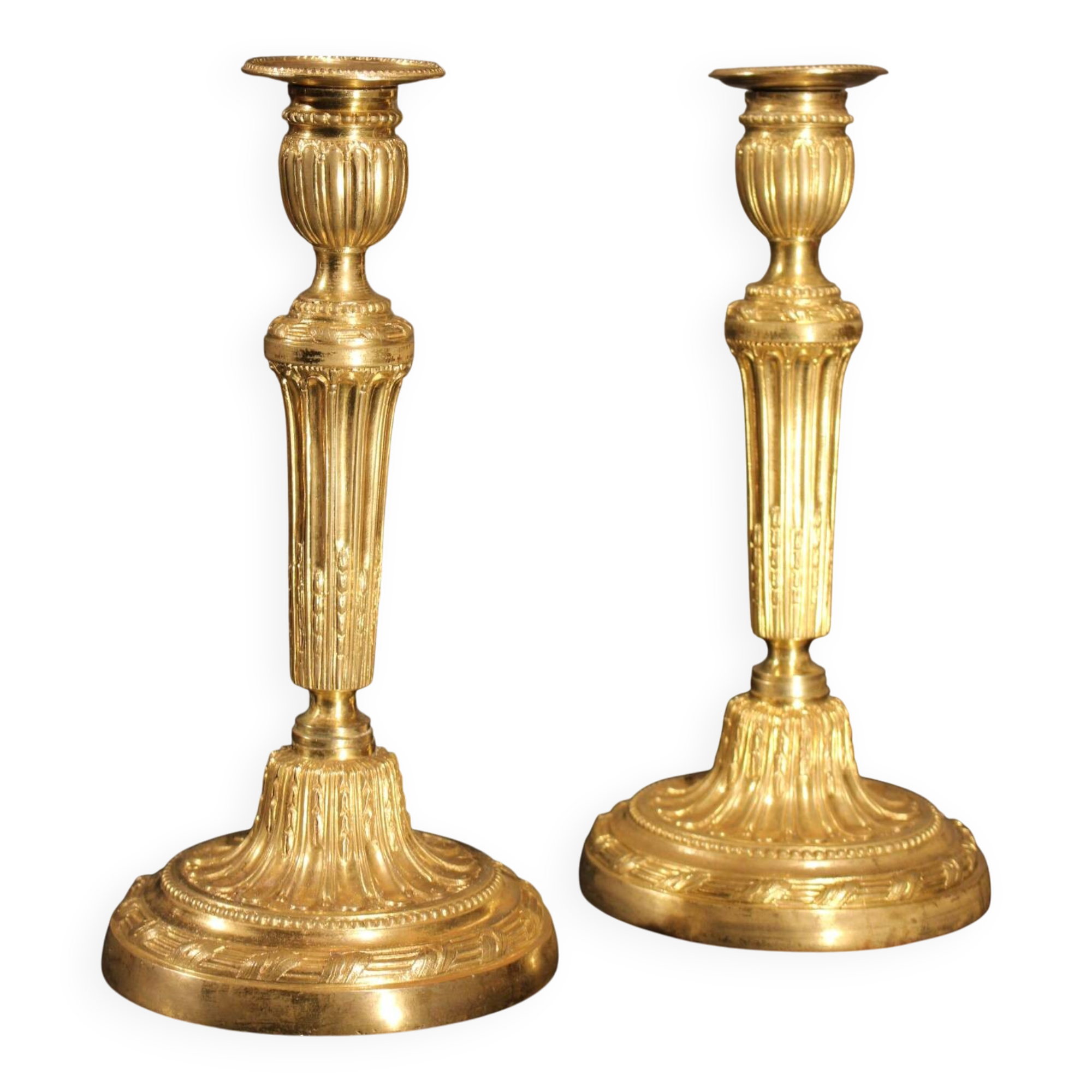 Pair of Louis XVI candlesticks