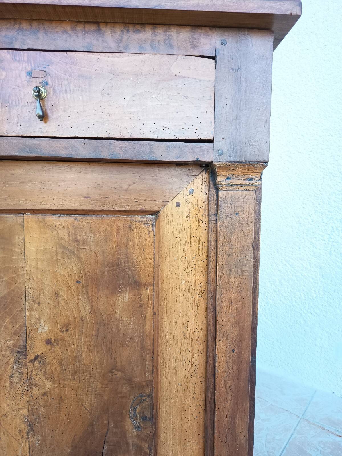 Empire-style buffet in cherry wood