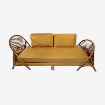 Rattan bench