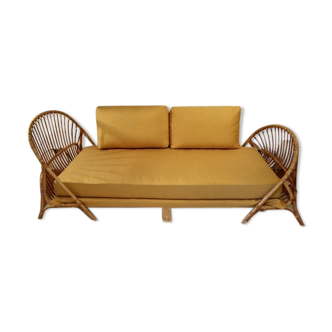 Rattan bench