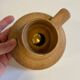 Geometric Hand CANDLE HOLDER Stoneware VINTAGE France