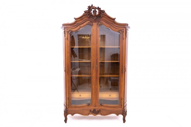 Historic library, France, circa 1900. After renovation.