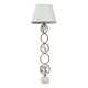 Lampadaire Vintage Banci Firenze en Fer Forgé Doré et Cristal, 1970