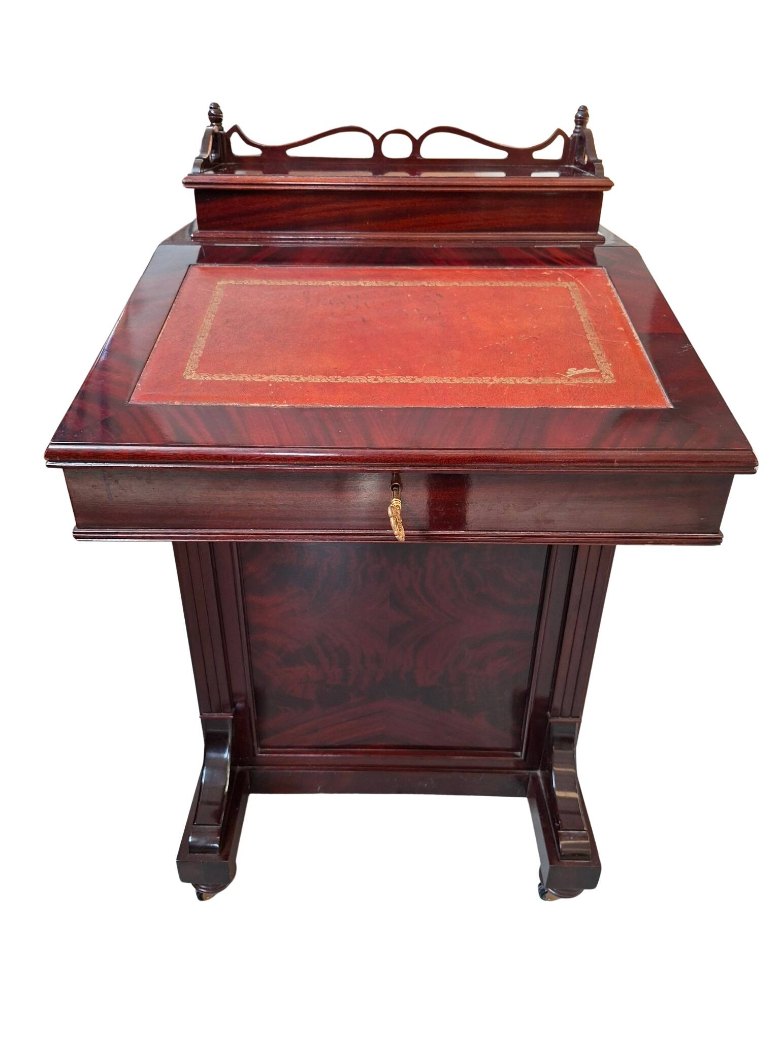 Élégant Bureau "Davenport" en Acajou