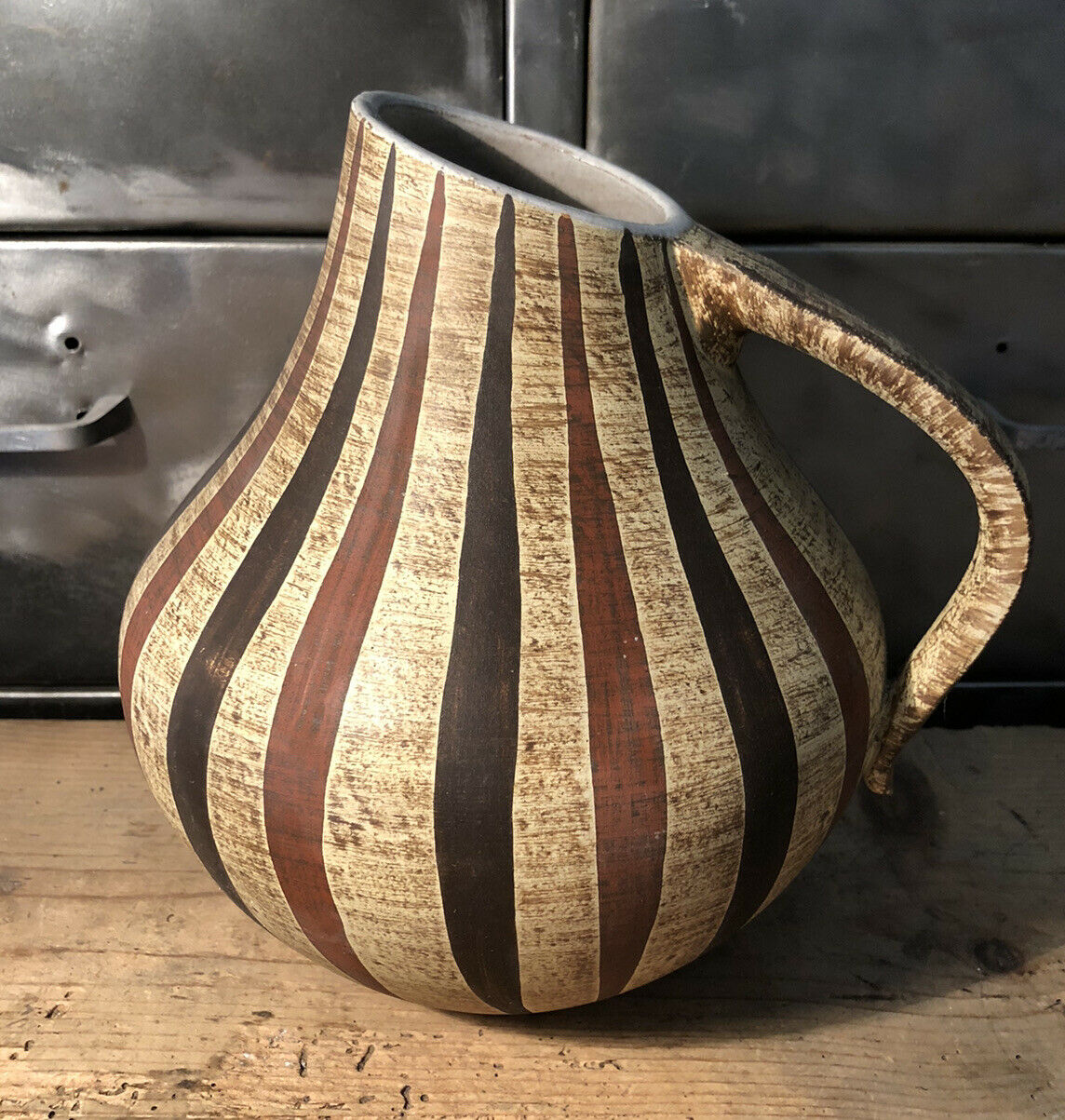 Broc ceramic pitcher vintage design Germany stamped