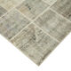Handwoven anatolian contemporary 173 cm x 246 cm grey patchwork carpet