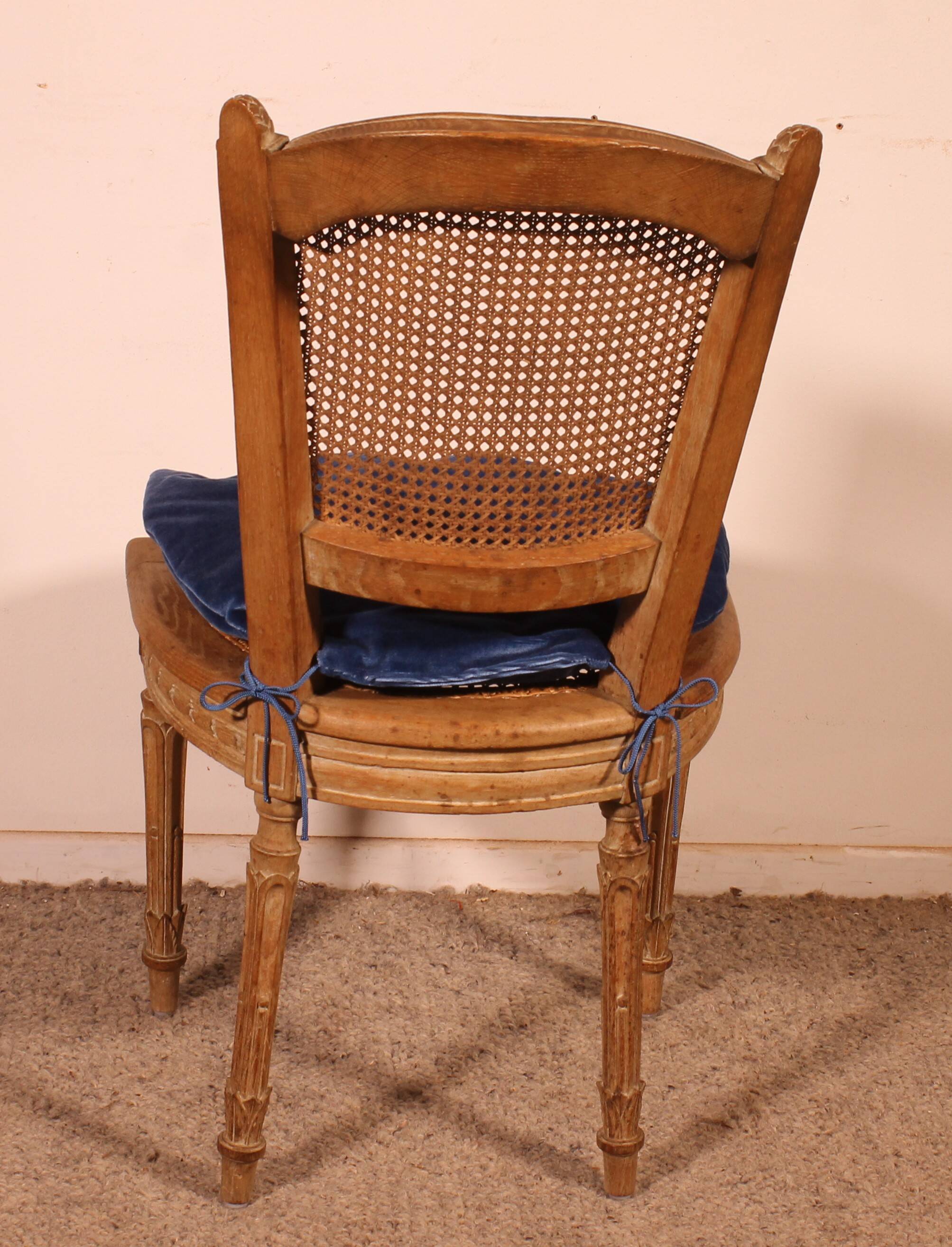 Directoire period oak chair