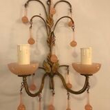 Wall light pair Murano 1950