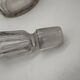 Antique engraved crystal decanter for Rum, 19th century