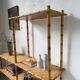 Large rattan shelf 1960