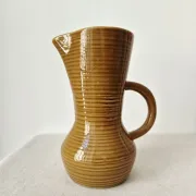 Vintage honey glazed stoneware jug/carafe from the '50s/'60s - Digoin