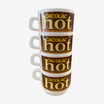 Arcopal Cacolac hot hot chocolate cups