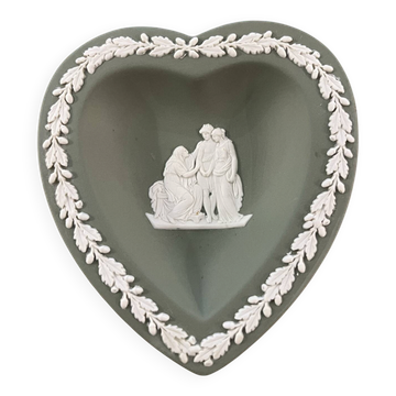 Vide poche jasperware vert sauge Wedgwood