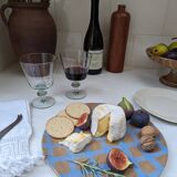 Blue Gingham Serving Platter