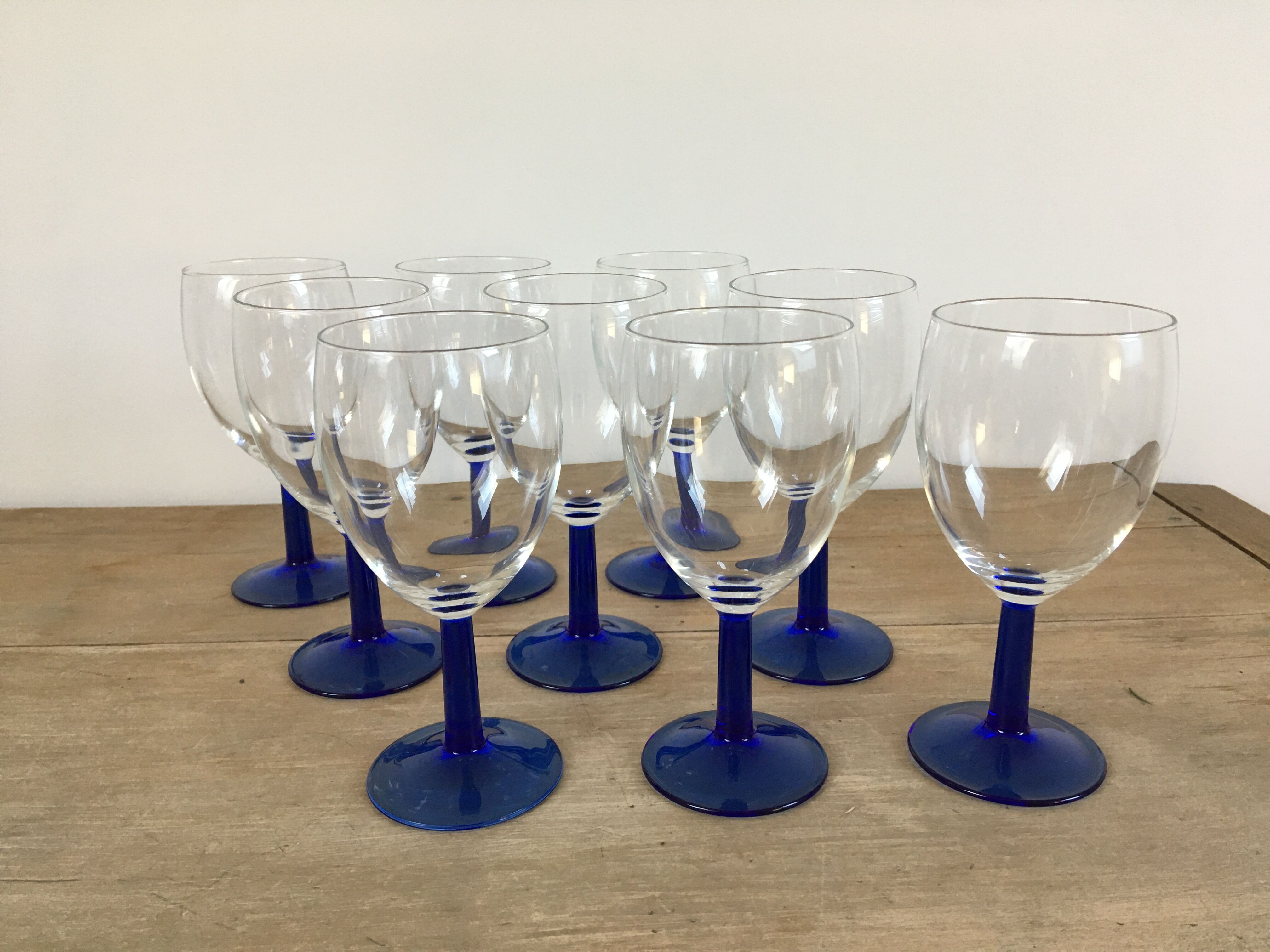 Blue foot glasses