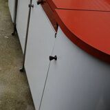 Formica sideboard with its 70' retractable table