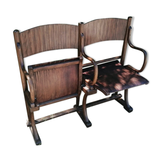 Anciens fauteuils strapontin de théâtre ou cinéma J&J Kohn