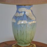 Ceramic table lamp from Lunéville