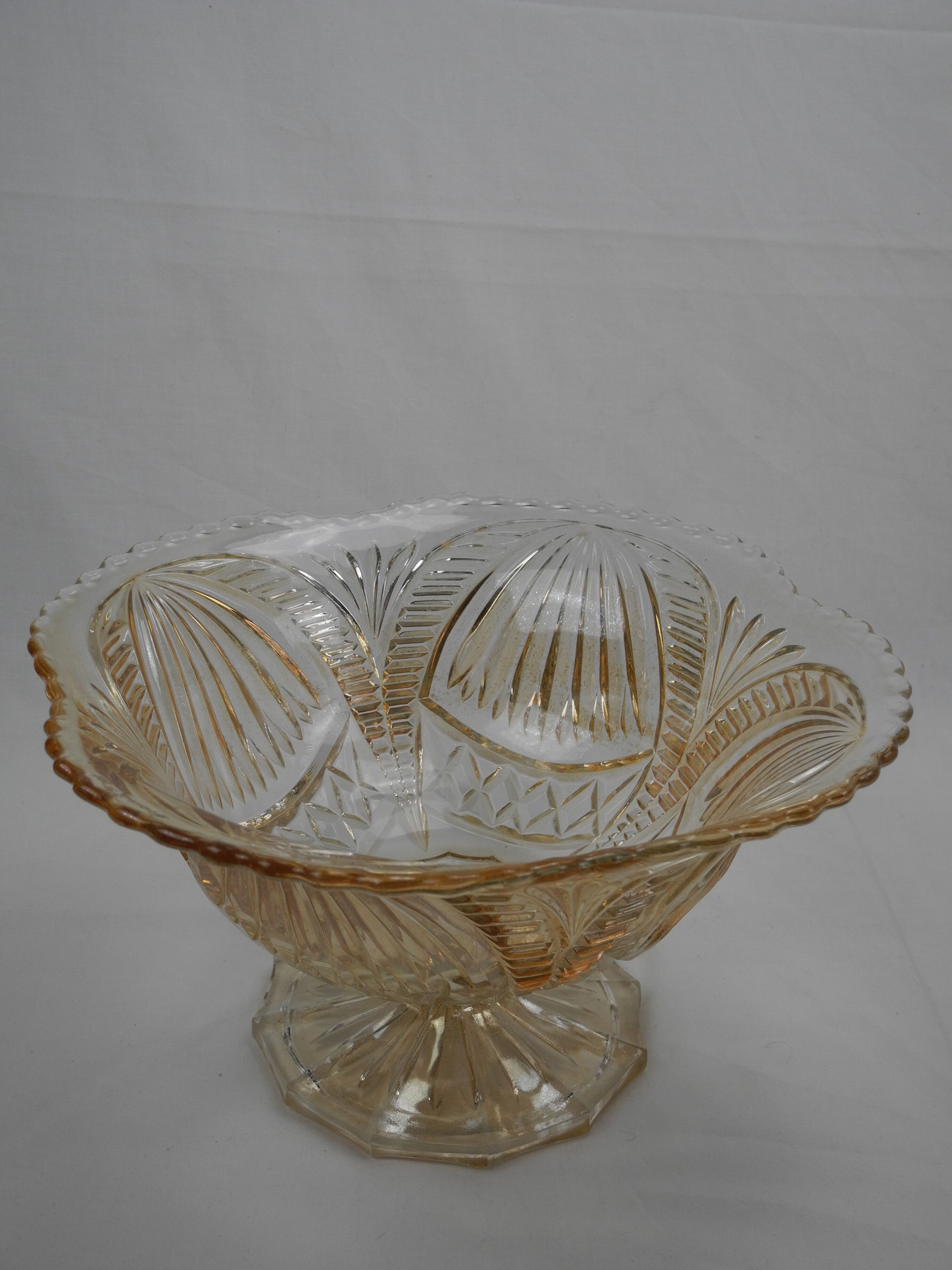 Czechoslovakia crystal cup vintage deco crystal cup czechoslovakia kristall