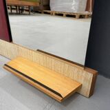 Vintage Wall-Mounted Hallway Panel with Hooks, Mirror & Shelf, 1960s