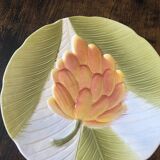 Assiette a dessert en barbotine