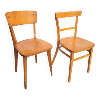 Paire de chaises bistrot