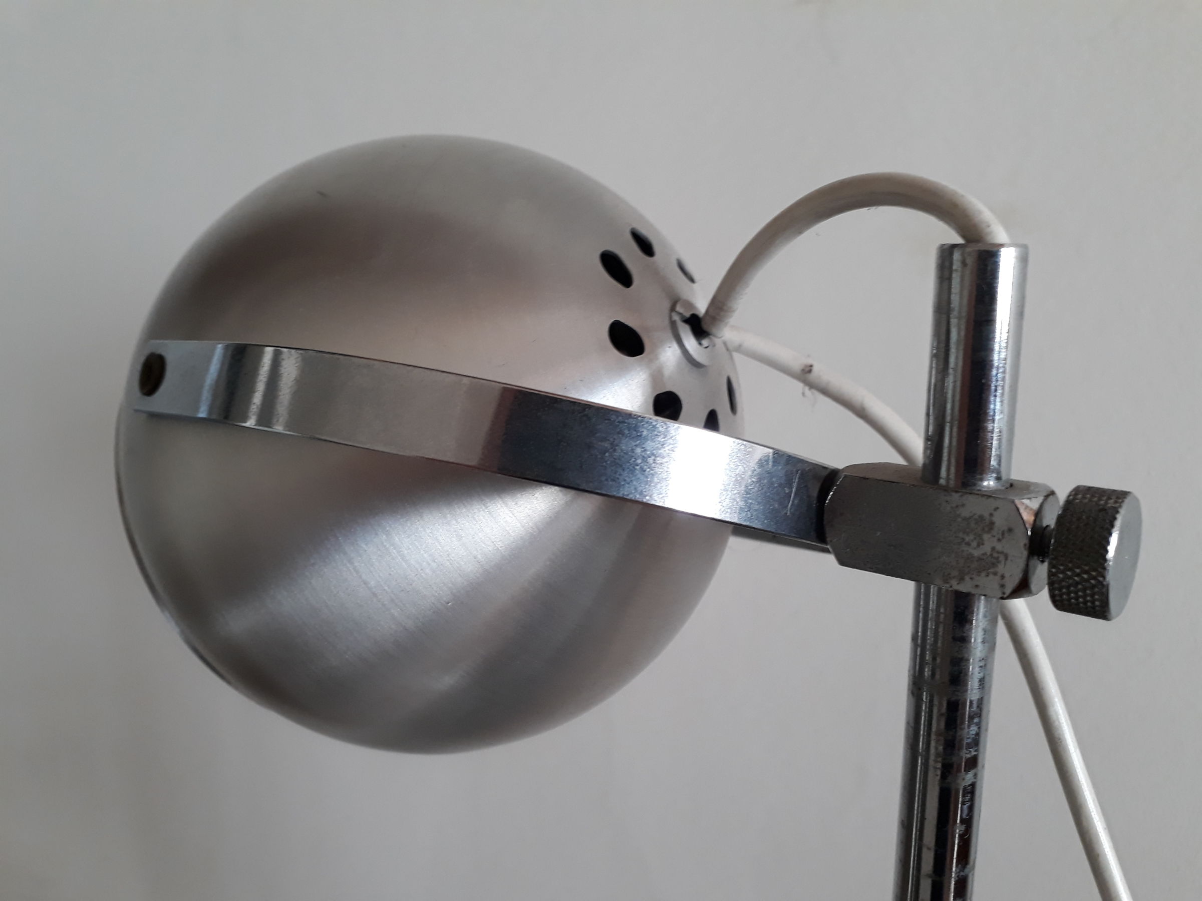 Lamppost eyeball aluminor 3 balls alu 1970