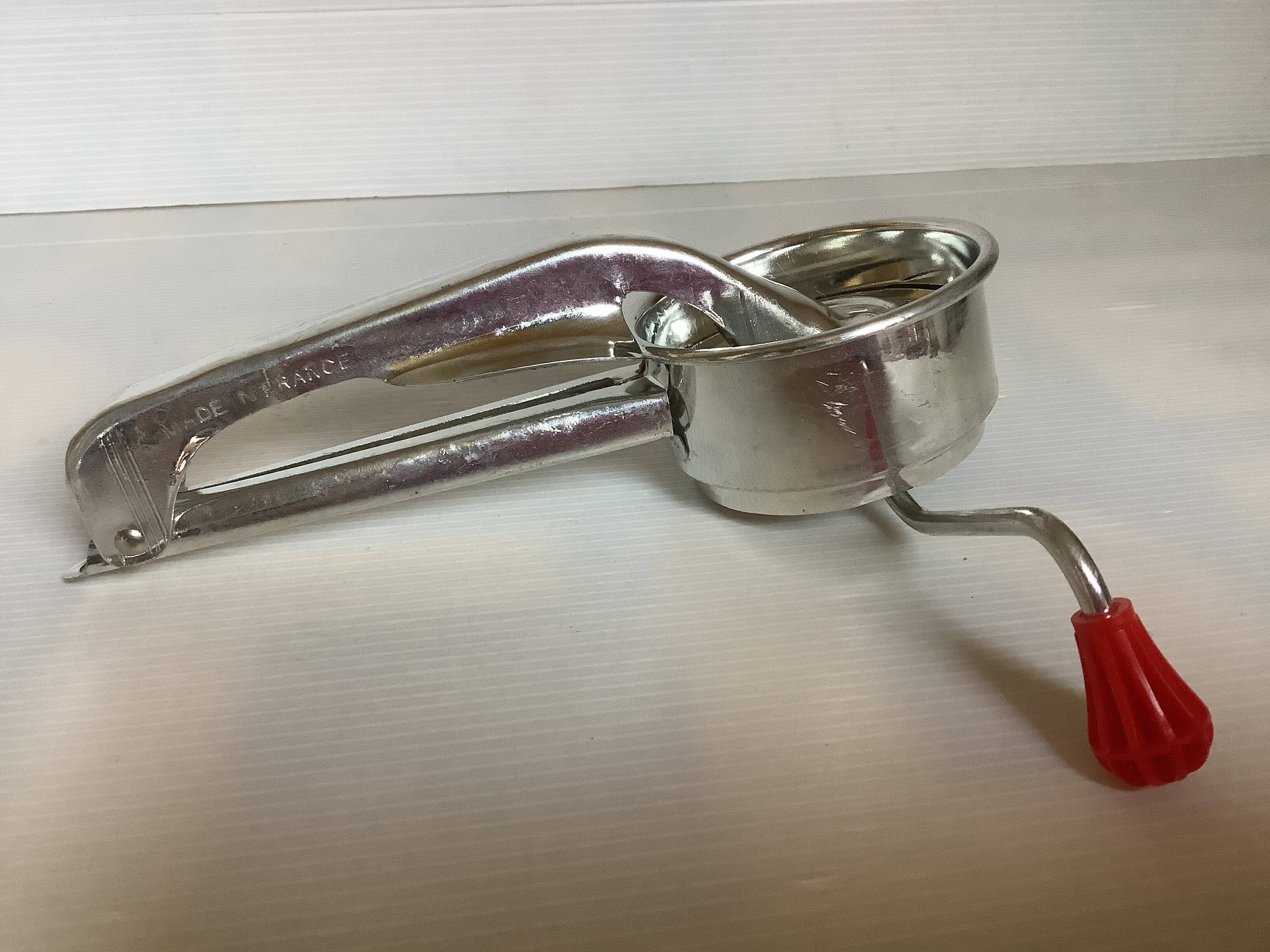 2 old toy vegetable mills, France