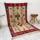 Tapis berbère marocain artisanal 203 x 104 CM