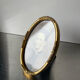 Antique Oval Frame gilded wood 15 cm x 10 cm