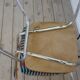 Paire de chaises en tissu