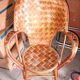 Fauteuil rotin vintage