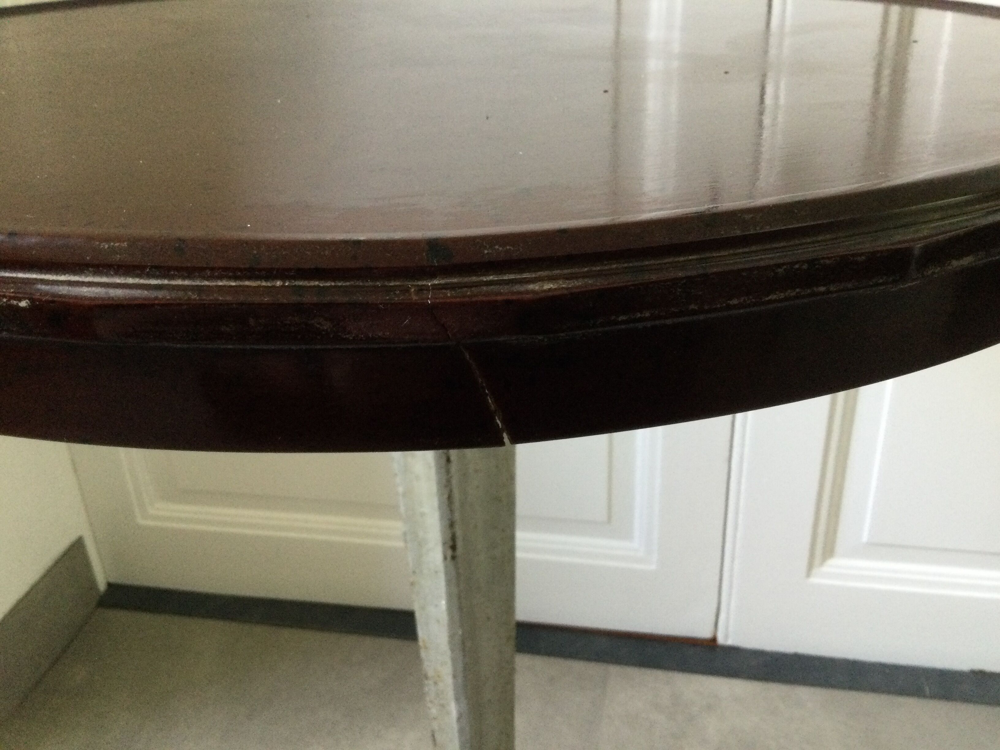 Art deco bistro table bakelite cast iron