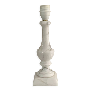Pied de lampe en albâtre