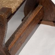 Tabouret en osier monastry antique ou hocker