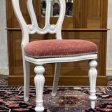 Set of 6 English Victorian style mahogany chairs.