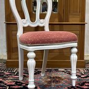 Set of 6 English Victorian style mahogany chairs.