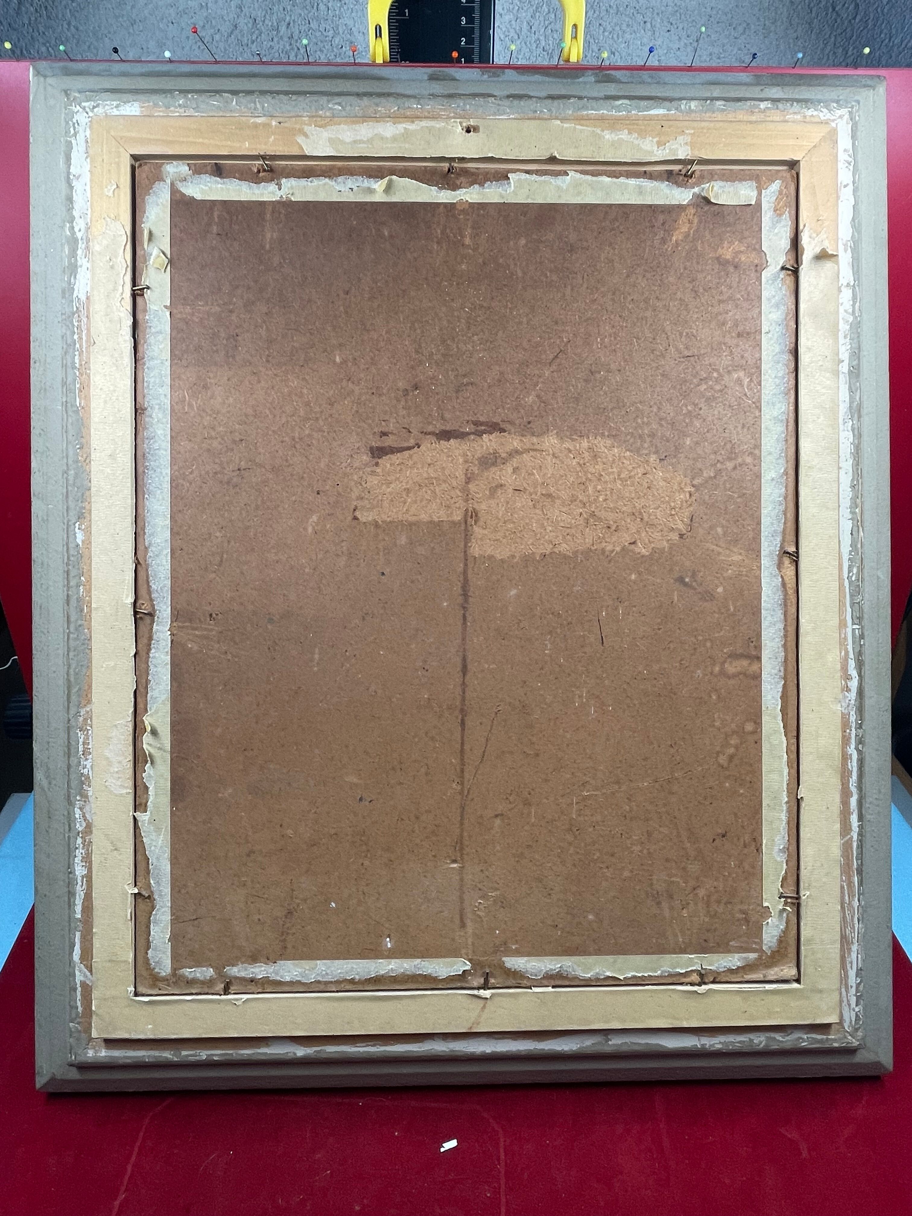 Painting Y. Guilmineau Painter Vendée, Deux Sèvres, Green Venice, Coulon.... 1946