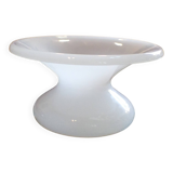 White opaline vase - late 19th or early 20th century