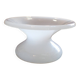 White opaline vase - late 19th or early 20th century