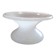 White opaline vase - late 19th or early 20th century