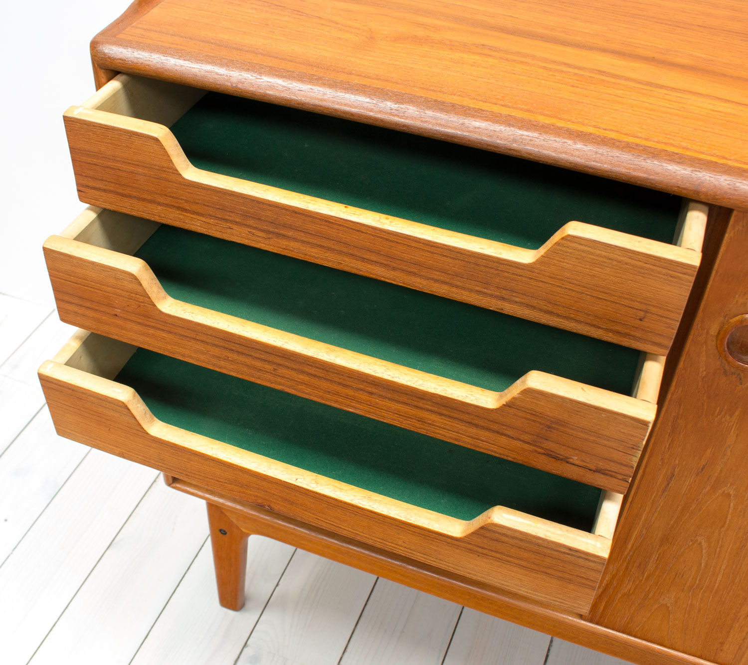 Danish Teak Sideboard by Arne Hovmand Olsen for Mogens Kold, 1960s