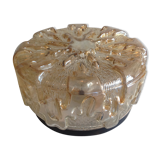 Round ceiling light vintage glass