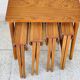 Vintage Scandinavian coffee table in teak from the 1960s.