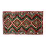 Anatolian handmade kilim rug 330 cm x 192 cm