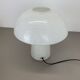 Grande lampe de table en verre ufo de 36 cm fabriquée par glashütte limburg, allemagne, années 1970